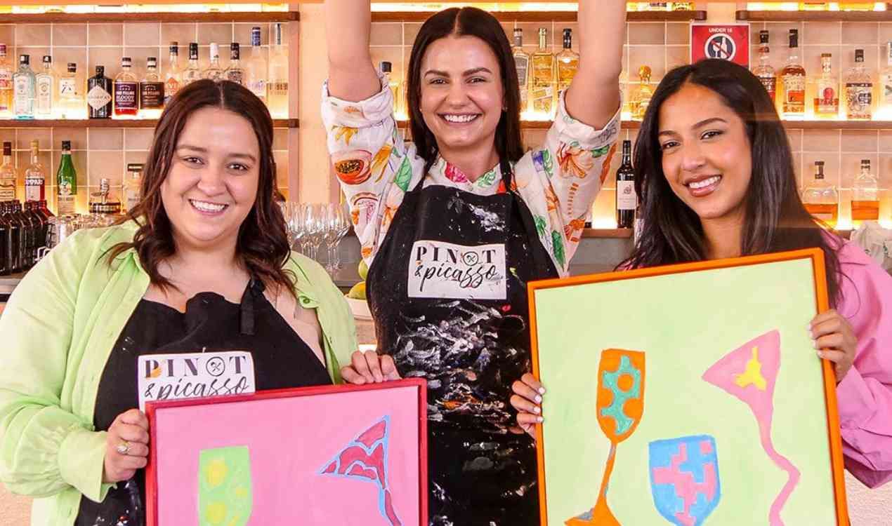 Celebrate Friendship with a Galentine's Day Sip and Paint