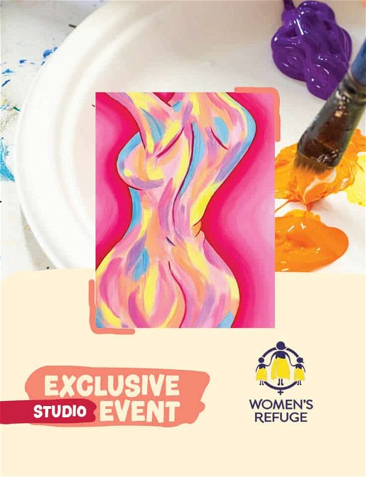 Pinot and Picasso Hutt Valley x Women's Refuge Studio Event